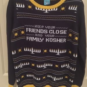 HOST PICK! Men's Chanukah Sweater NWT SZ M